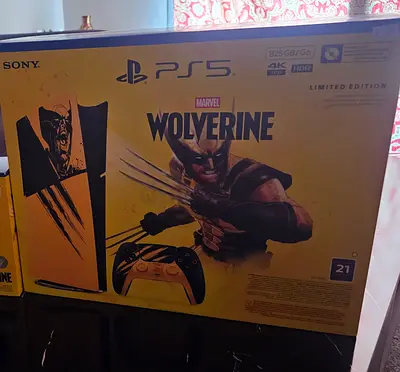 PS5 Wolverine Limited Edition Console - PLAYSTATION 5 SLIM DIGITAL