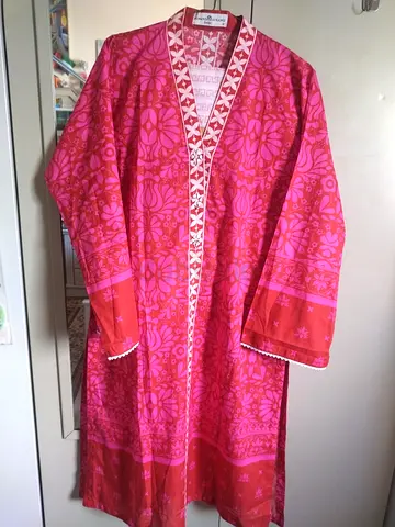 Lady's original branded Bonanza satrangi Stiched Dress for women available in sharjha only just 100