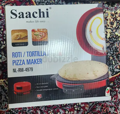 Saachi Roti/Tortilla & Pizza Maker NL-RM-4979 - 30cm Non-stick Plate