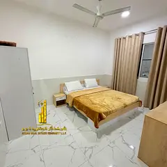 Luxury apartment, second occupancy, one bedroom, living room with open balcony. Ajman, Al Jurf 2. Fu