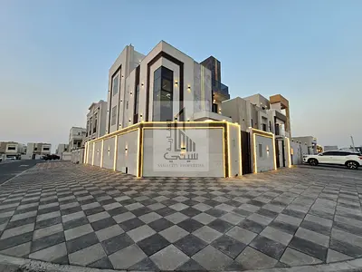 فيلا جديدة مودرن للبيع في الحليو 2 عجمان - 6 غرف ماستر وصالتين ومجلس | سعر لقطة وقريب من محمد بن زايد