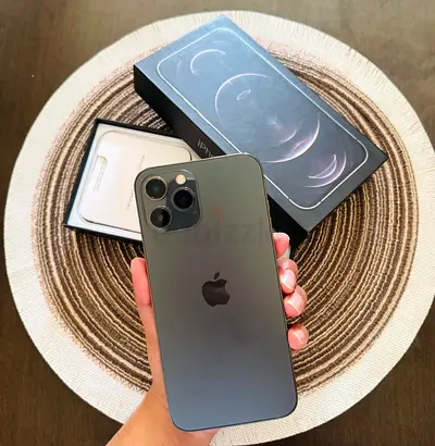 iPhone 12 Pro Max 256GB - Graphite, Good Condition with Box / Refurbished Buy from noon 1 years used