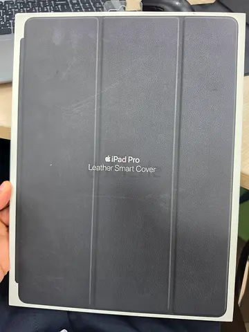 Apple iPad Pro Leather Smart Cover (Black) - Genuine