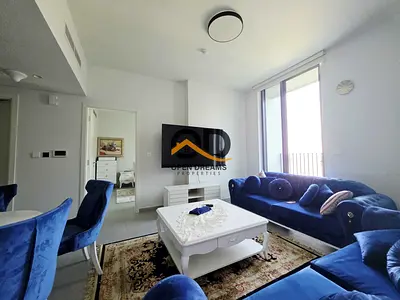 Fully Furnished 1BHK with Balcony & 2Baths available for rent in Boulevard, Aljada