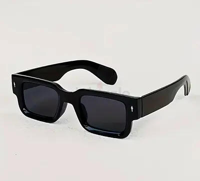 Black Rectangular Sunglasses - Classic Unisex Frame
