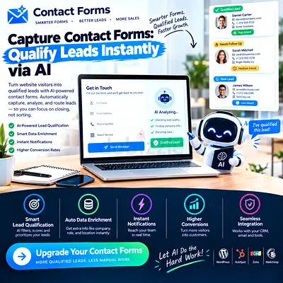 capture Contact Forms: Qualify Leads Instantly via AI