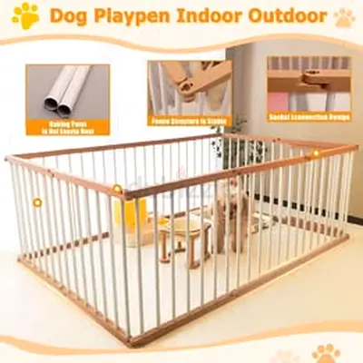 Dog Playpen 10 Panels like New