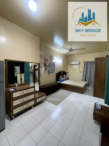 Fully furnished spacious studio apartment available for Rent Sharjah Bu Tina