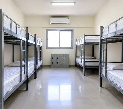 MOHRE Approved Labour Camp Accommodation | Clean & Well-Maintained Rooms