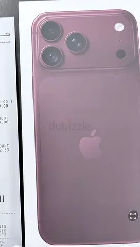 Apple iPhone 18 pro max 512burgandy-Box with Receipt, Unused