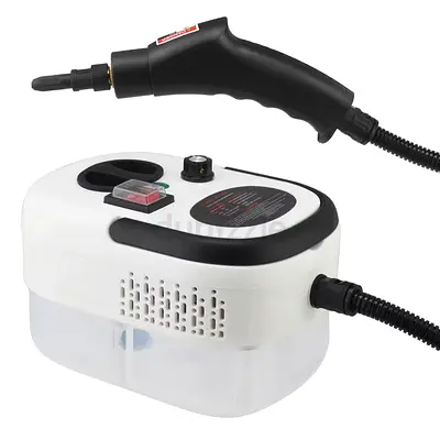 Handheld Garment Steamer - Compact Home Fabric Steamer (White/Black)