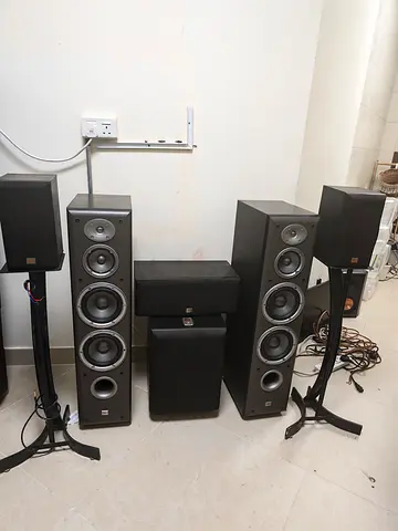 Jbl e80 5.1 how. Theater set
