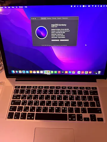 MacBook Pro 13-inch (Mid 2015) - macOS Monterey installed, Good Condition
