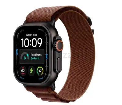 Apple Watch Ultra 4 49mm Black Titanium Burgundy Trail Loop M/L Brand New Box pack