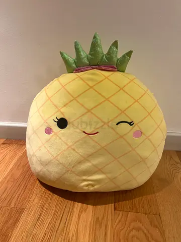 Squishmallow. Soft Pineapple Plush Cushion / Pillow