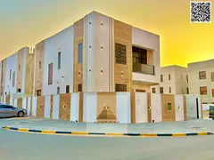 An exceptional opportunity in a strategic location near the Azha complex: a corner villa featuring c