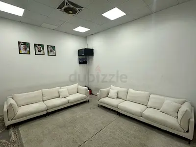 Excellent condition indigo living 3+3 seater sofa set