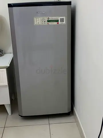 Used Panasonic Single-Door Refrigerator - Compact Silver