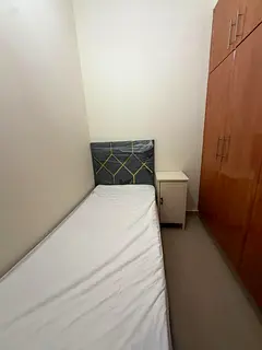 Furnished Partition Room with Built-In Wardrobe for Rent in JLT Cluster D – Steps from DMCC Metro!