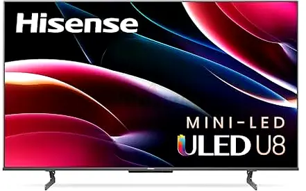Hisense 65 inch TV Smart ULED Mini LED - 4K - 120Hz, 65U8H