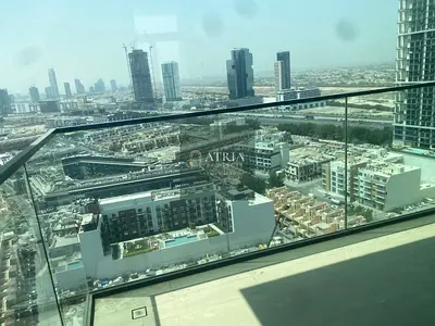 High-Floor 1BR | Downtown City View | Balcony | Binghatti Emerald JVC