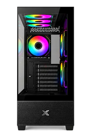 Xigmatek Alphard Airflow Full Tower PC Case - Glass & 9 RGB Fans (Brand New)