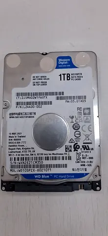 1TB Western Digital Blue 2.5" SATA Laptop HDD - Good Working Condition