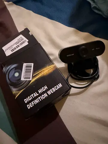 Logitech-style USB HD Webcam with Built-in Mic (used)