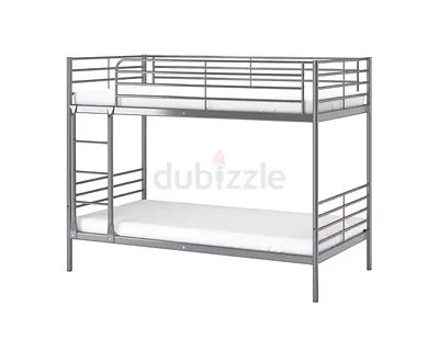 Metal Bunk Bed with two mattress