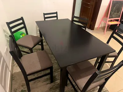 6 seater dining table