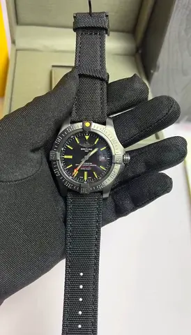 Breitling Avenger-style Military Black Dial Nylon Strap 1.1 Premium Quality Watch