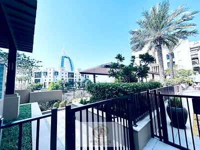 Modern 2BR Apartment for rent | Burj Al Arab & Pool View | Large Terrace