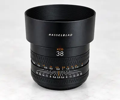 Hasselblad XCD 38mm Lens with Hood - Excellent Condition
