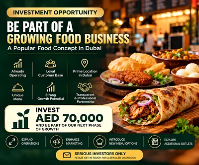 Established Dubai Food Business - Investment Opportunity (AED 70,000)