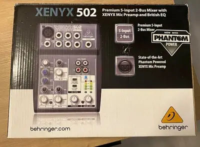 Behringer Xenyx 502 Mixer For Sale