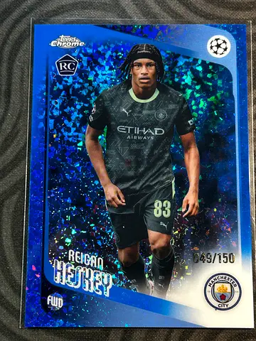 Reigan Heskey RC – Topps Chrome UEFA Blue /150