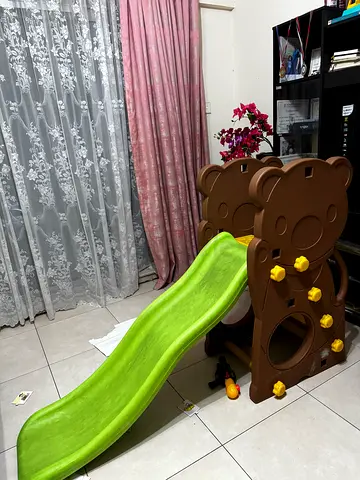 Kids Indoor Slide and Playhouse - Bear Design, Good Condition