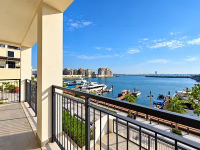 3BR + Maid | Sea View | Storage | Port de La Mer
