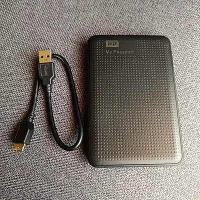 WD My Passport 512GB Portable External Hard Drive with USB Cable - Good Condition