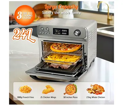 HYSapientia 24L Digital Air Fryer Oven XXL (1800W) - Brand New In Box (Model 01A)