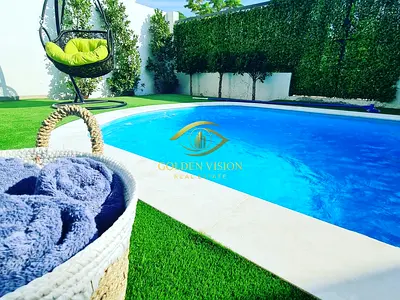 Private Pool | 3BR + Maid Room Elegantly Furnished Villa |Close to Club House