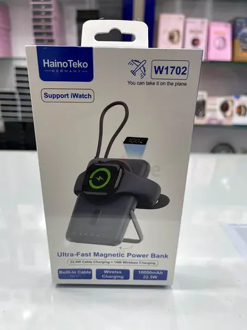 Haino Teko W1702 Ultra-Fast Magnetic Power Bank (watch support) Delivery’ available more details DM