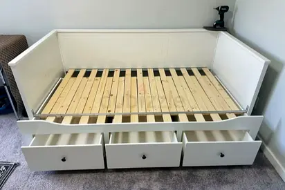 IKEA hemnes daybed with2 mattress and storage drawers