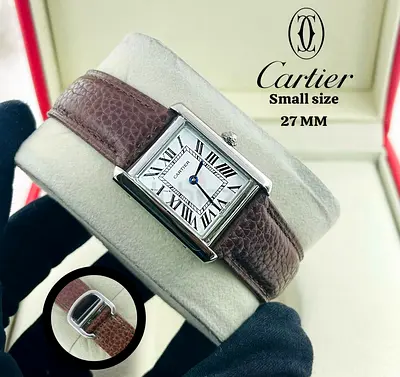 Cartier tank womens quartz watch