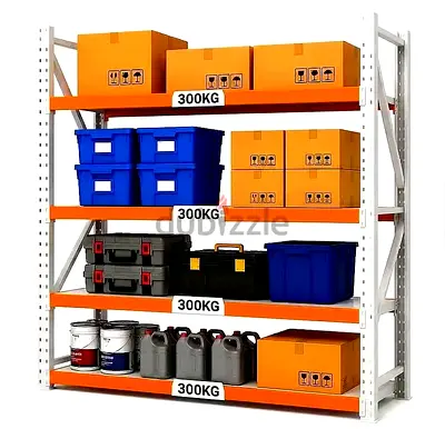Medium Duty Storage Racks – (300kg UDL per Level)