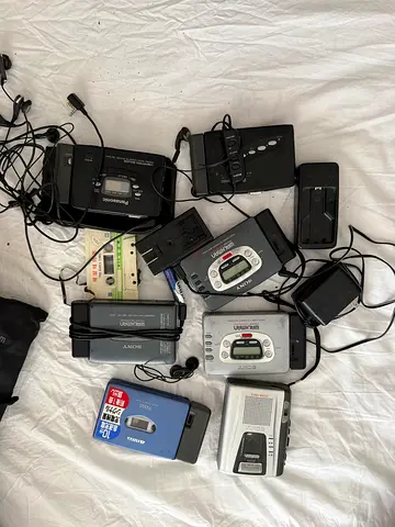 Vintage Sony / Panasonic / Aiwa Walkman Collection – 80s/90s – Working & Parts – Collector Lot