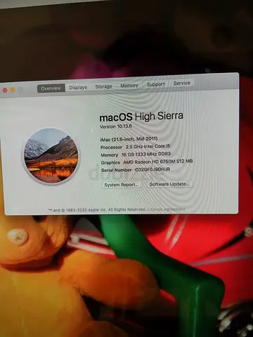 Imac 2011 Model 21 inch Good Condition