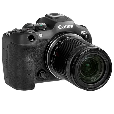 Canon EOS R7 Mirrorless Camera with RF-S 18-150mm Lens Kit with bag and tripod