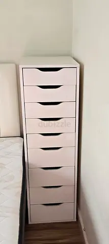 Ikea Alex 9 drawer Tall white