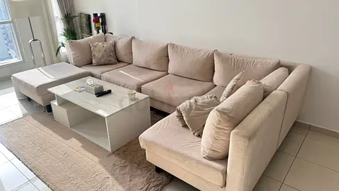 URGENT SALE - FIVE SEATER SOFA WITH OTTOMAN